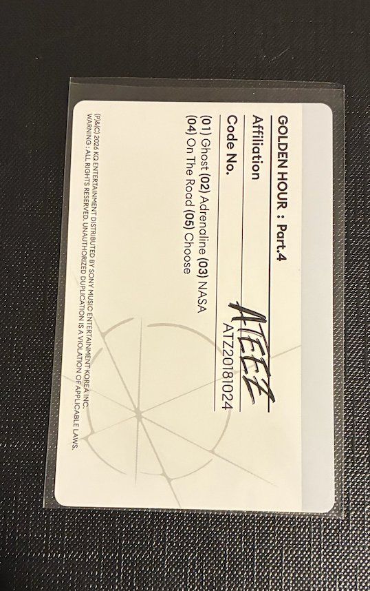 Cartes à collectionner: ATEEZ - Seonghwa – D'occasion à Uster par ali_mp6n 1