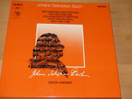 BACH: ALLE SONATEN + PARTITEN FÜR VIOLINE - G. KREMER - 3LPs