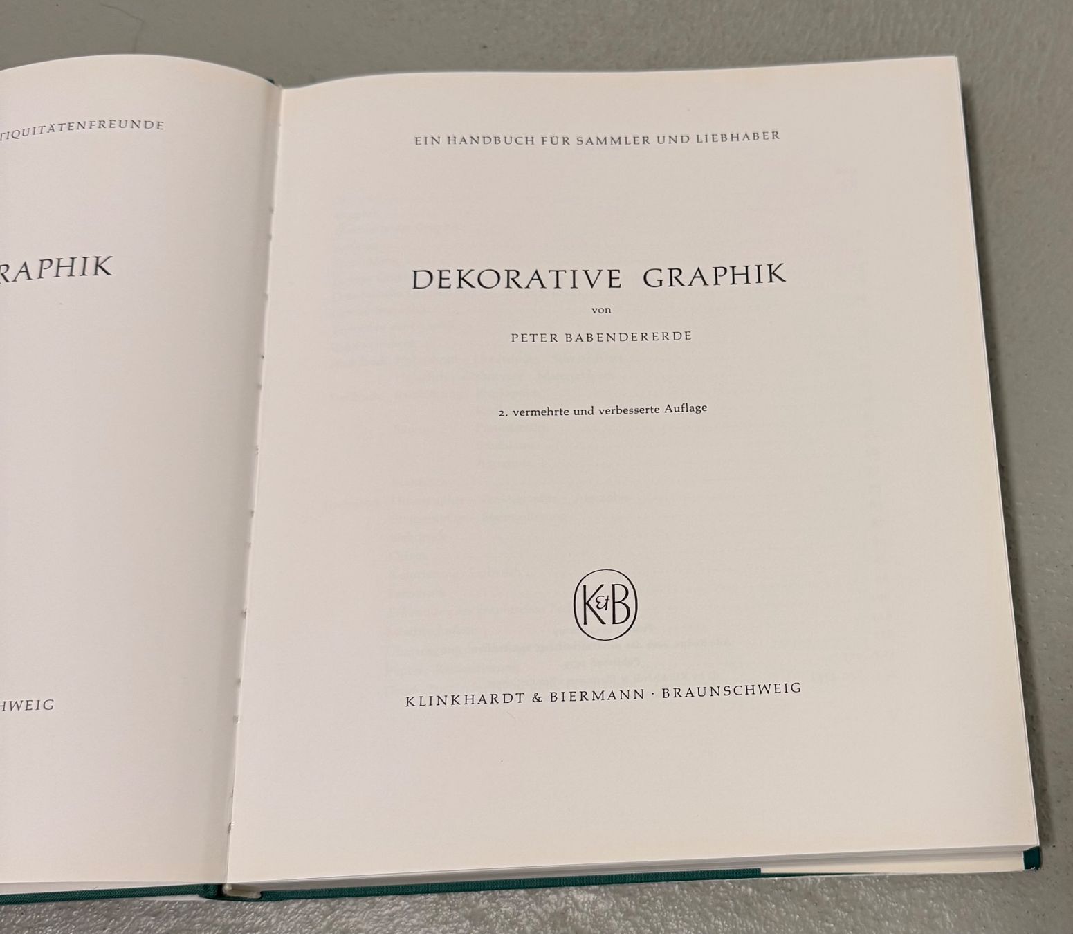 Bücher: Dekorative Graphik von Peter Babendererde Fachbuch Grafik – Neu (gemäss Beschreibung) aus Dielsdorf von BGiezendanner 2