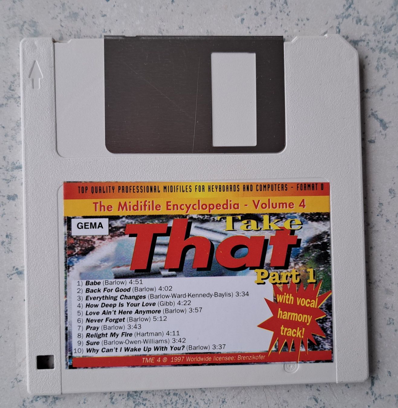 Strumenti musicali: 10 Midifiles -  Midi Hits - TAKE THAT - auf Diskette – Usato da Grenchen venduto da Yamahwildstar16 1