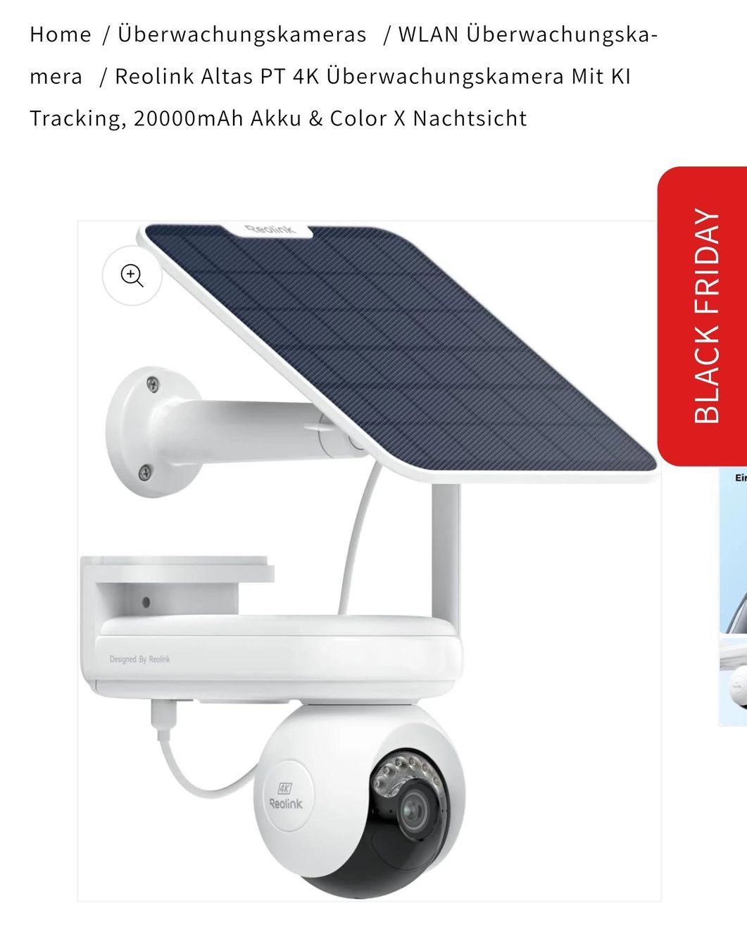 Reolink Camcorder: Reolink Uberwachungskamera solar – Neu und originalverpackt aus Pratteln von Zifah1971