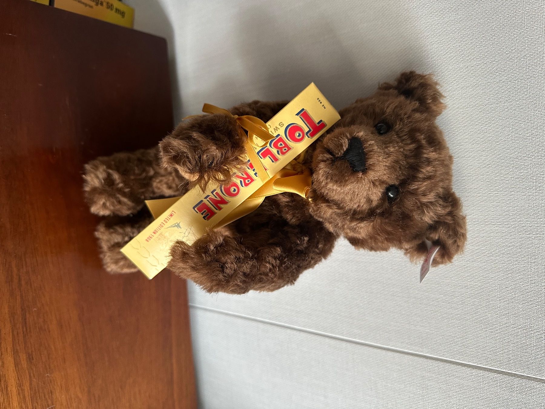 Steiff Giocattoli: Schoggi Bär von Steiff – Nuovo e nell'imballaggio originale da Mumpf venduto da A_B_E 3