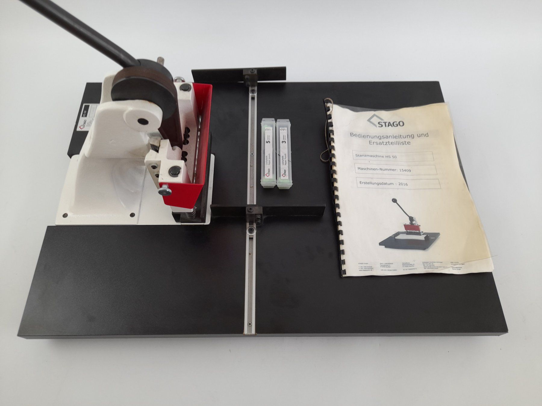Tutte le macchine: STAGO Stanzmaschine HS 50 – Usato da Liebefeld venduto da Restwert_Liebefeld 5