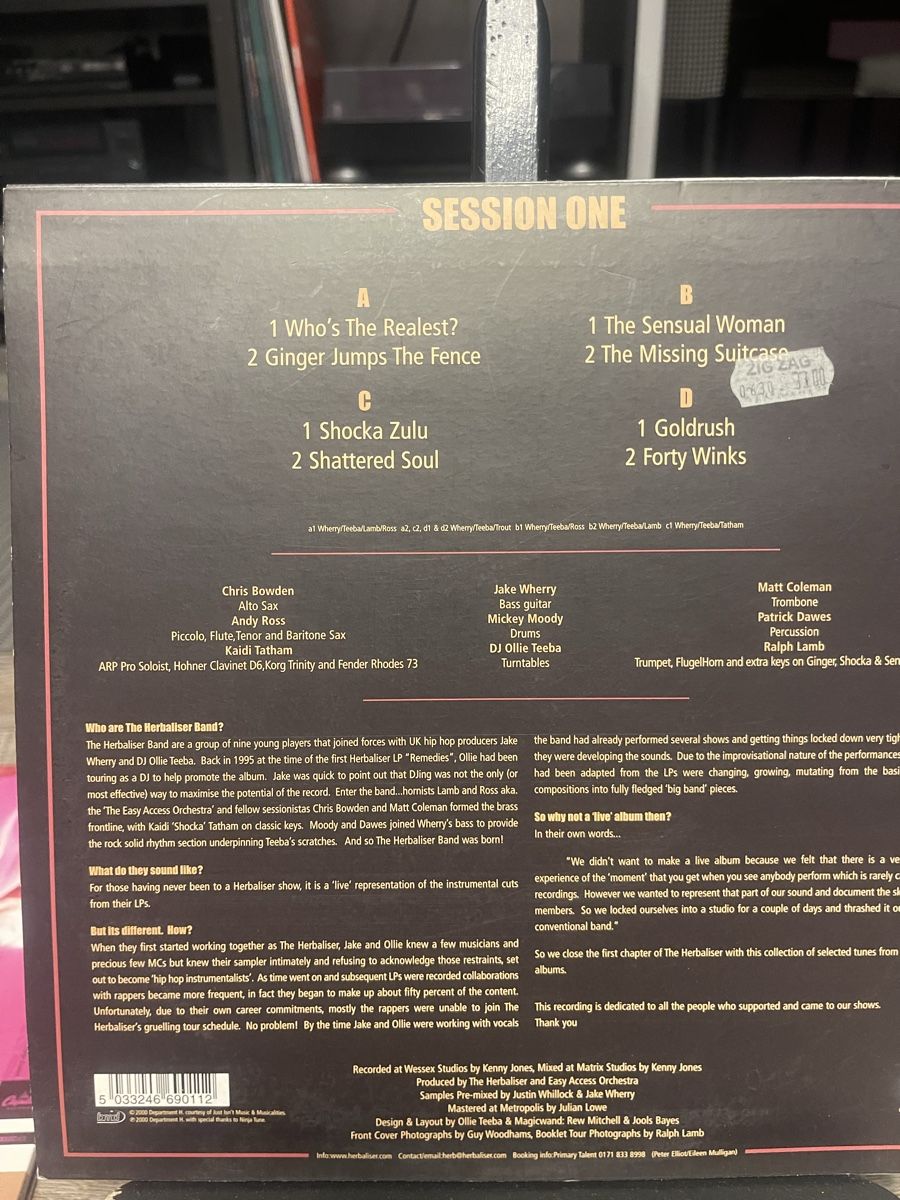 Dischi in vinile: Herbaliser / Session one – Nuovo (secondo la descrizione) da Dagmersellen venduto da stonefinger 1