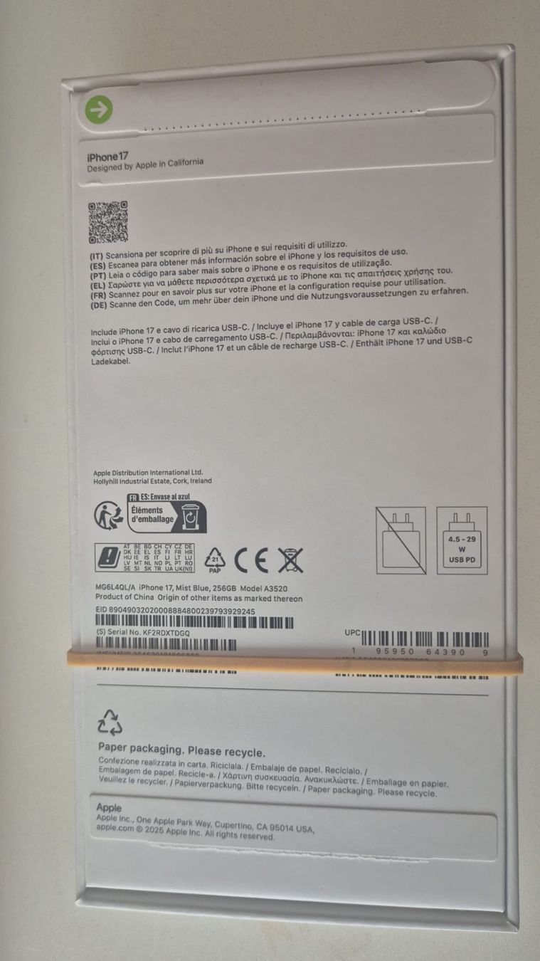 Apple Handys / Smartphones: iPhone 17 NEUF – Neu und originalverpackt aus Onex von car_5zrt 1