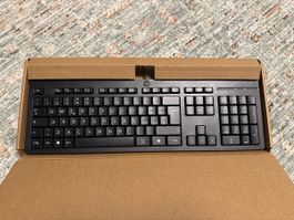 HP Tastatur QWERTY USB neu im Karton / Italienisches Layout