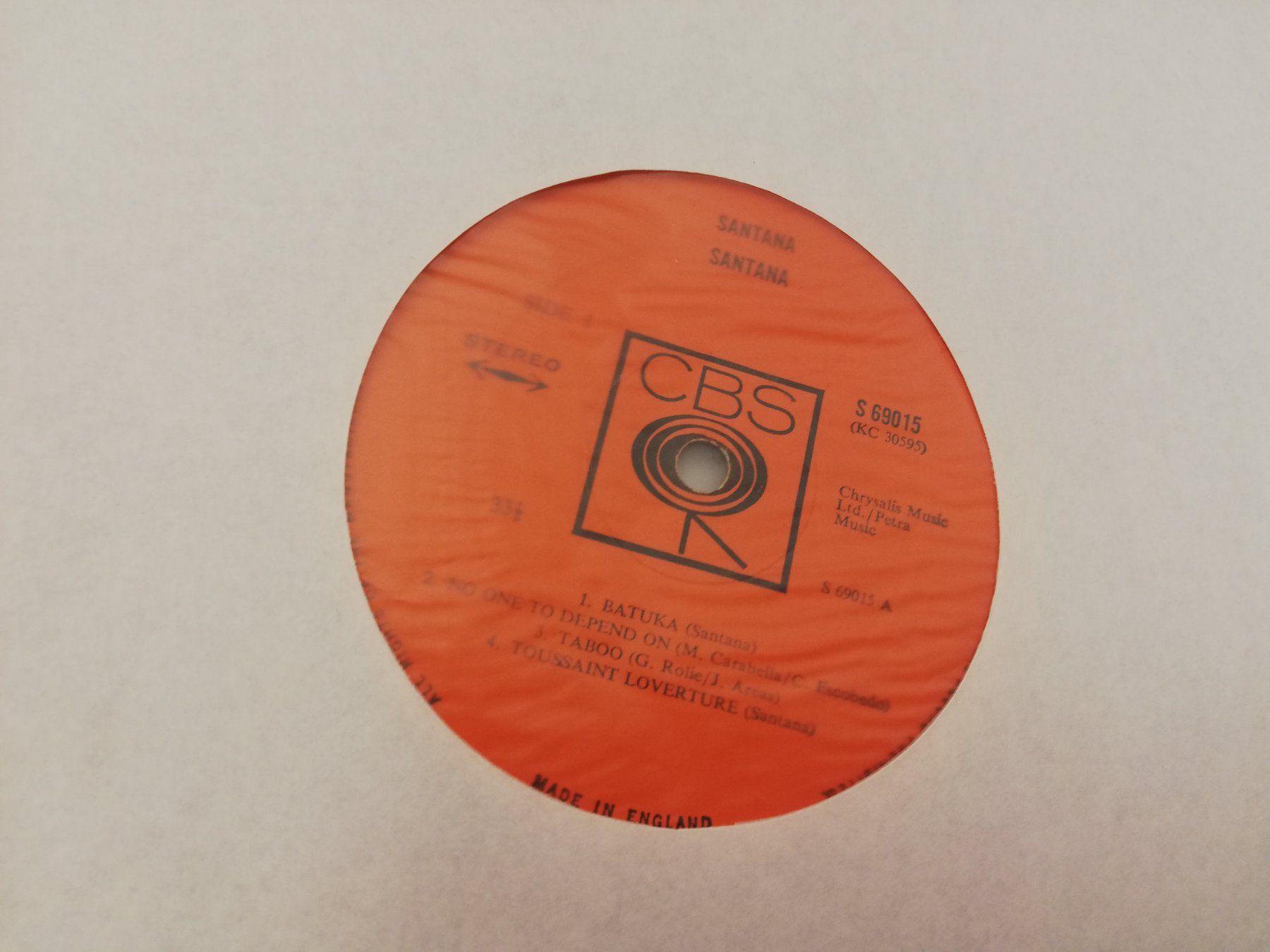 Schallplatten: SANTANA – Gebraucht aus Bern von Vinylsound.ch 4