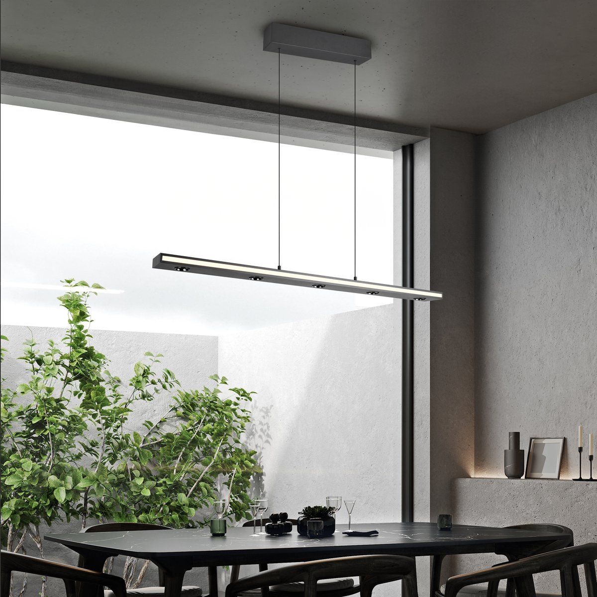 Kronleuchter & Deckenlampen: LED Pendelleuchte, CCT, 109 cm x 9 cm – Neu (gemäss Beschreibung) aus Kreuzlingen von Smart-Light 1