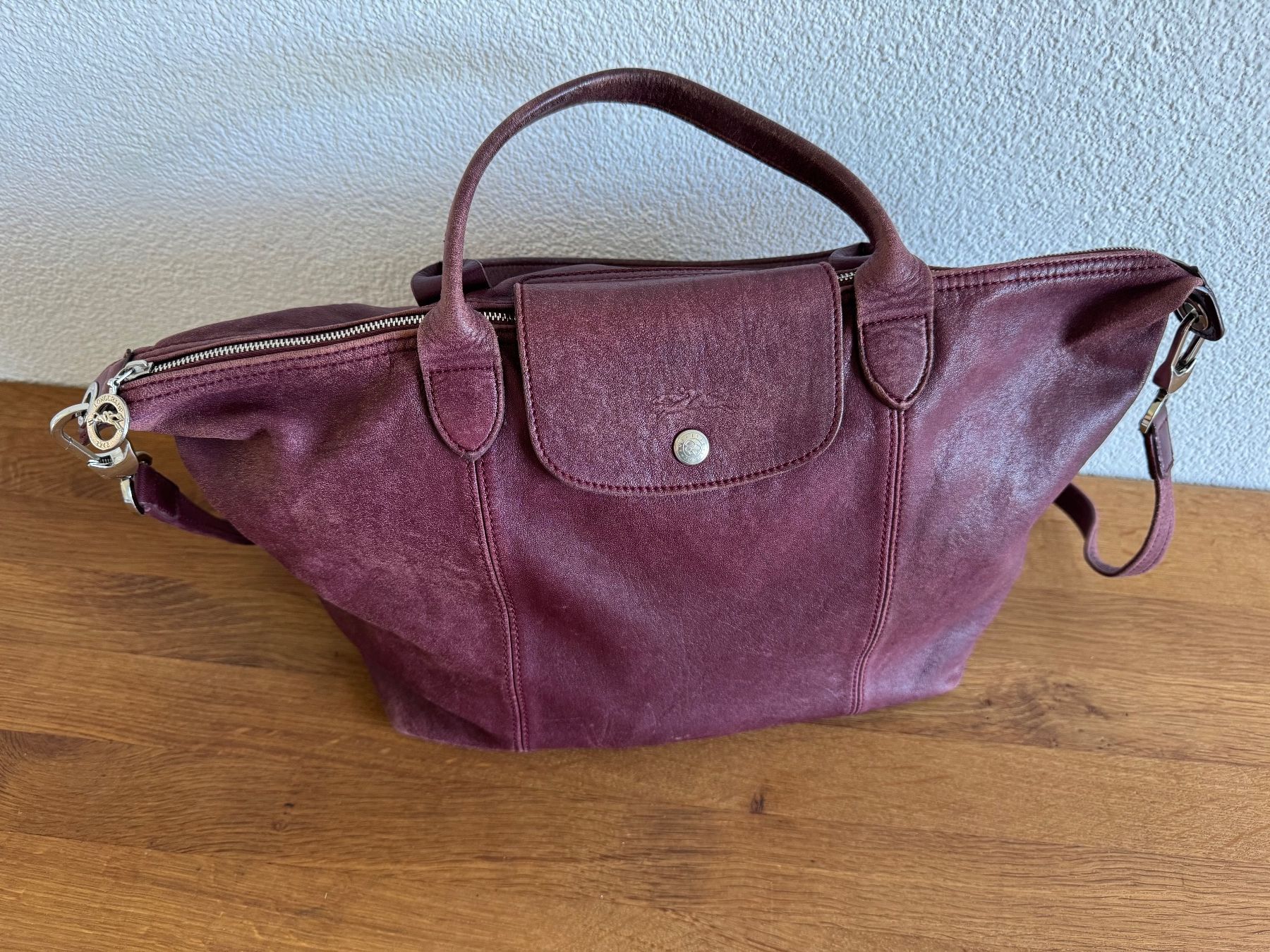 Longchamp Borse da donna: Damen Tasche von Longchamp Leder – Usato da Frauenfeld venduto da lind11 1