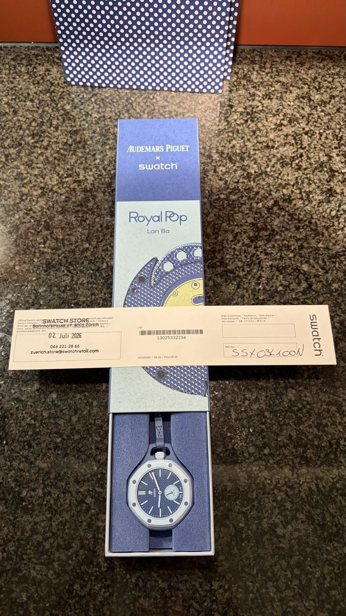 Swatch Uhren: Swatch x Ap Royal Pop Lan Ba – Neu und originalverpackt aus Buchs ZH von sla_cy9h 1