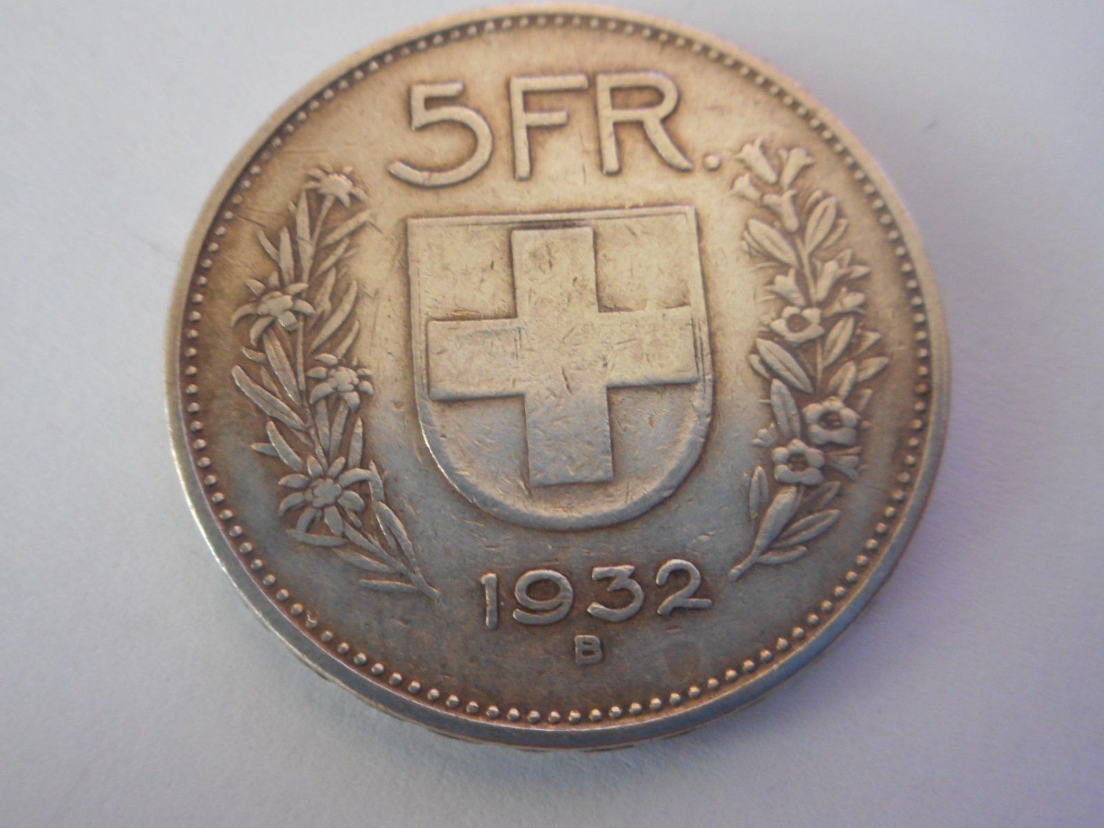 Alle Münzen: 5 Fr. 1932 silber – Gebraucht aus Kriegstetten von pizlad2010