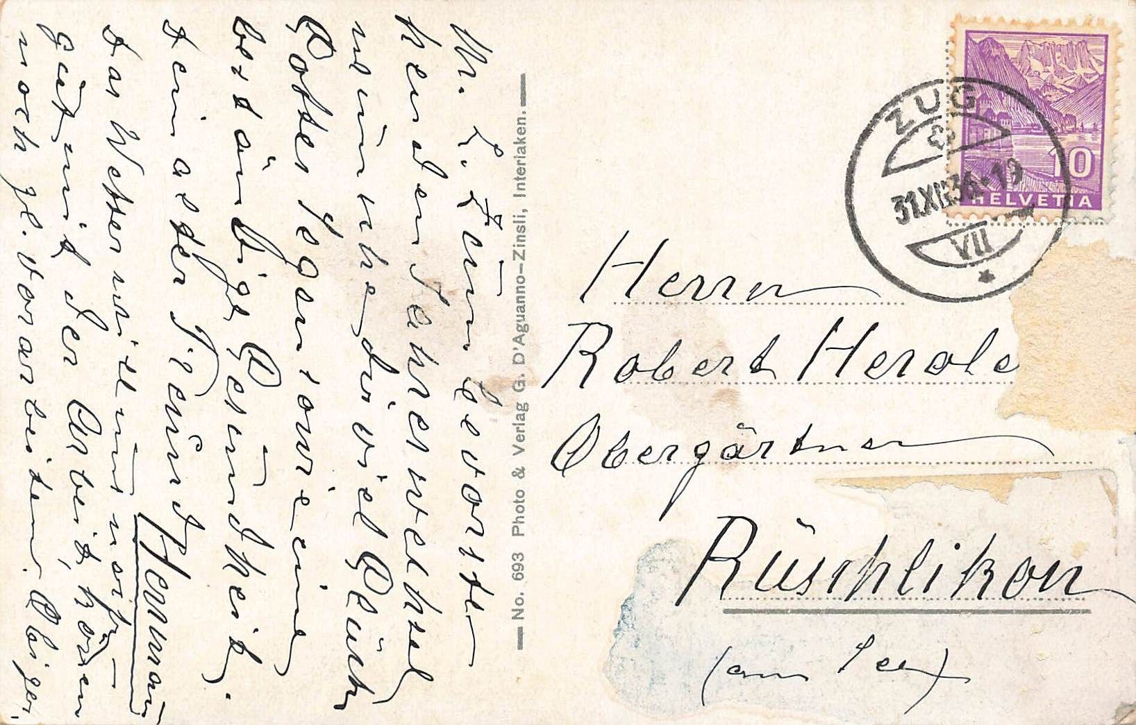 Cartoline postali: Schynige eiger – Usato da Biasca venduto da Blenio71 1