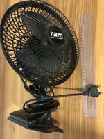 Ventilator RAM Rapid Air Movement Klemme Schwarz