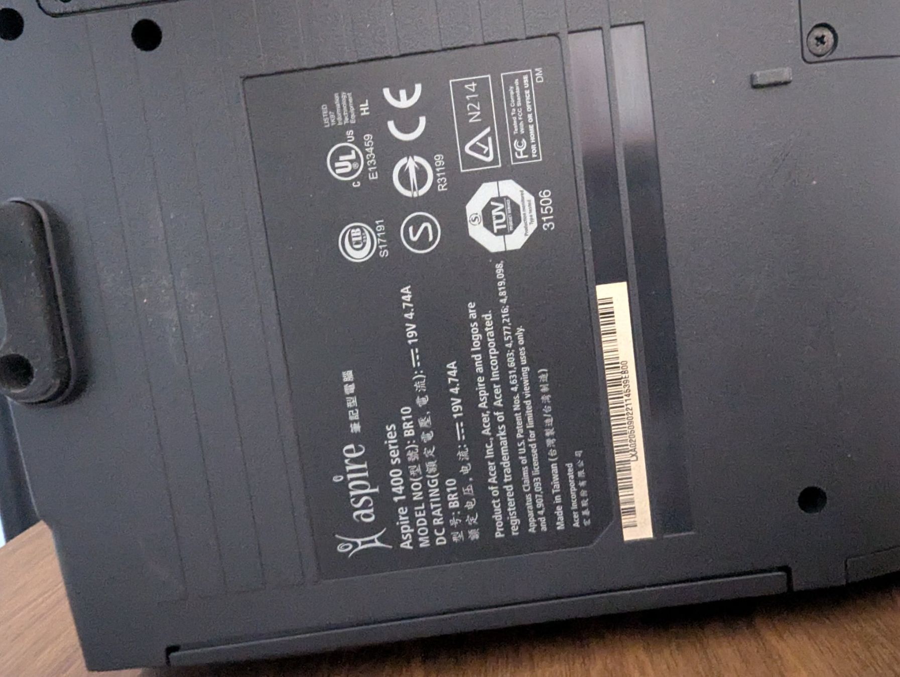 Acer Notebook: Acer Aspire 1400XC Notebook 14.1 Zoll – Usato da Basel venduto da ili_j29z 2