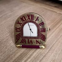 Tischuhr / Pendulette von Cartier