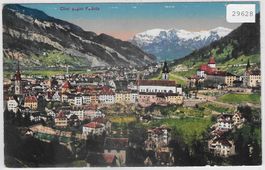 Chur gegen Falknis - Litho