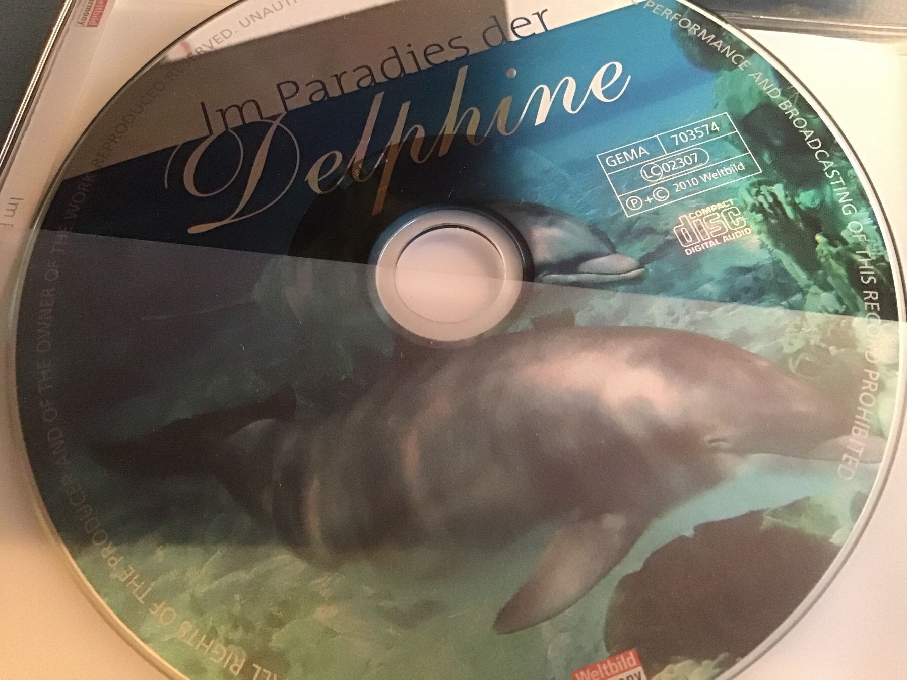 CD: Im Paradies der Delphine – Usato da Thierachern venduto da sweden08 2