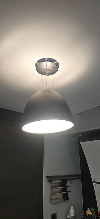 Lampen: Suspension Artemide Nur Mini  Gris anthracite – Gebraucht aus Châtelaine von Osoleil 1