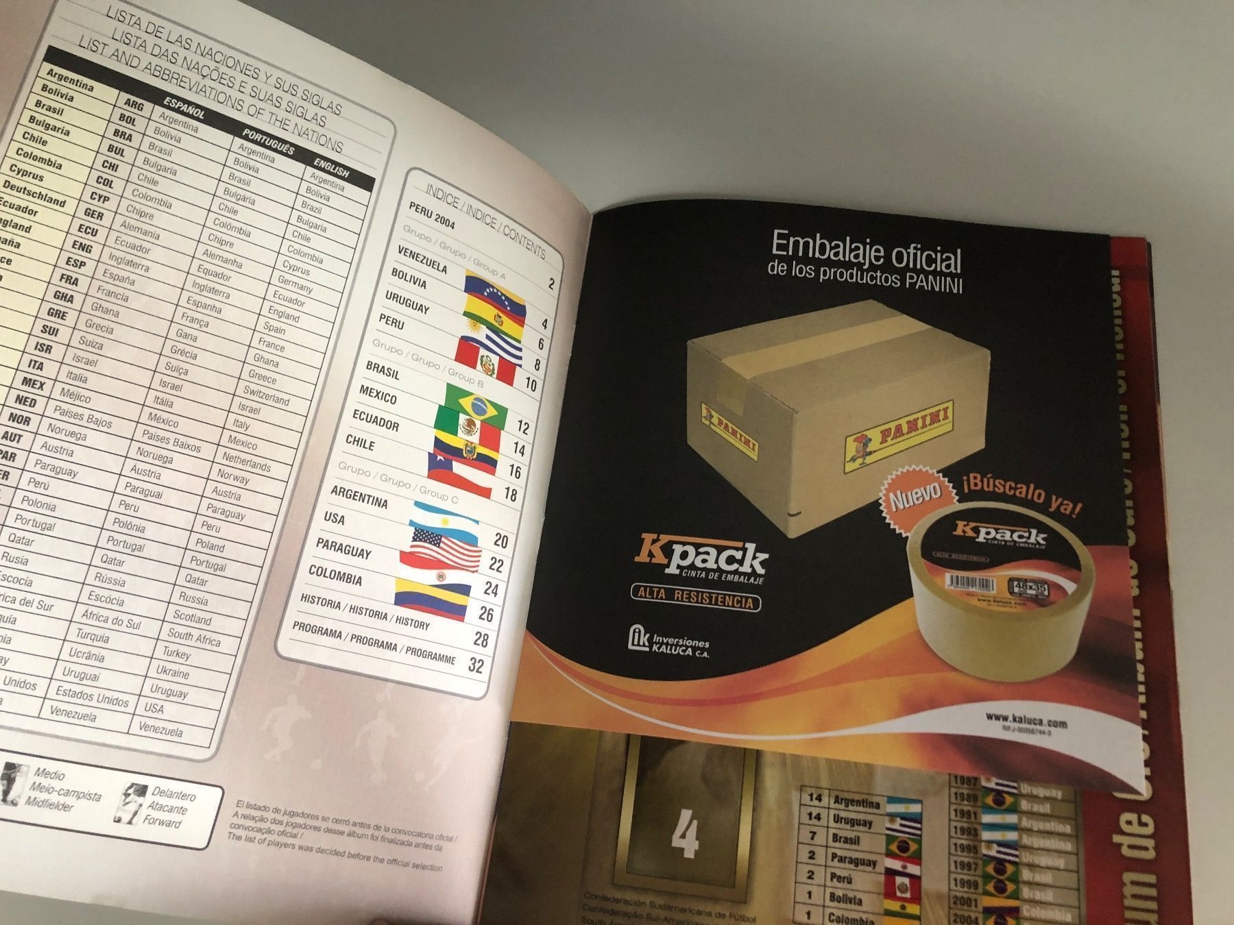 Panini Album: Panini Leeralbum Copa America 2007 – Usato da Hergiswil LU venduto da FcMalkov 1