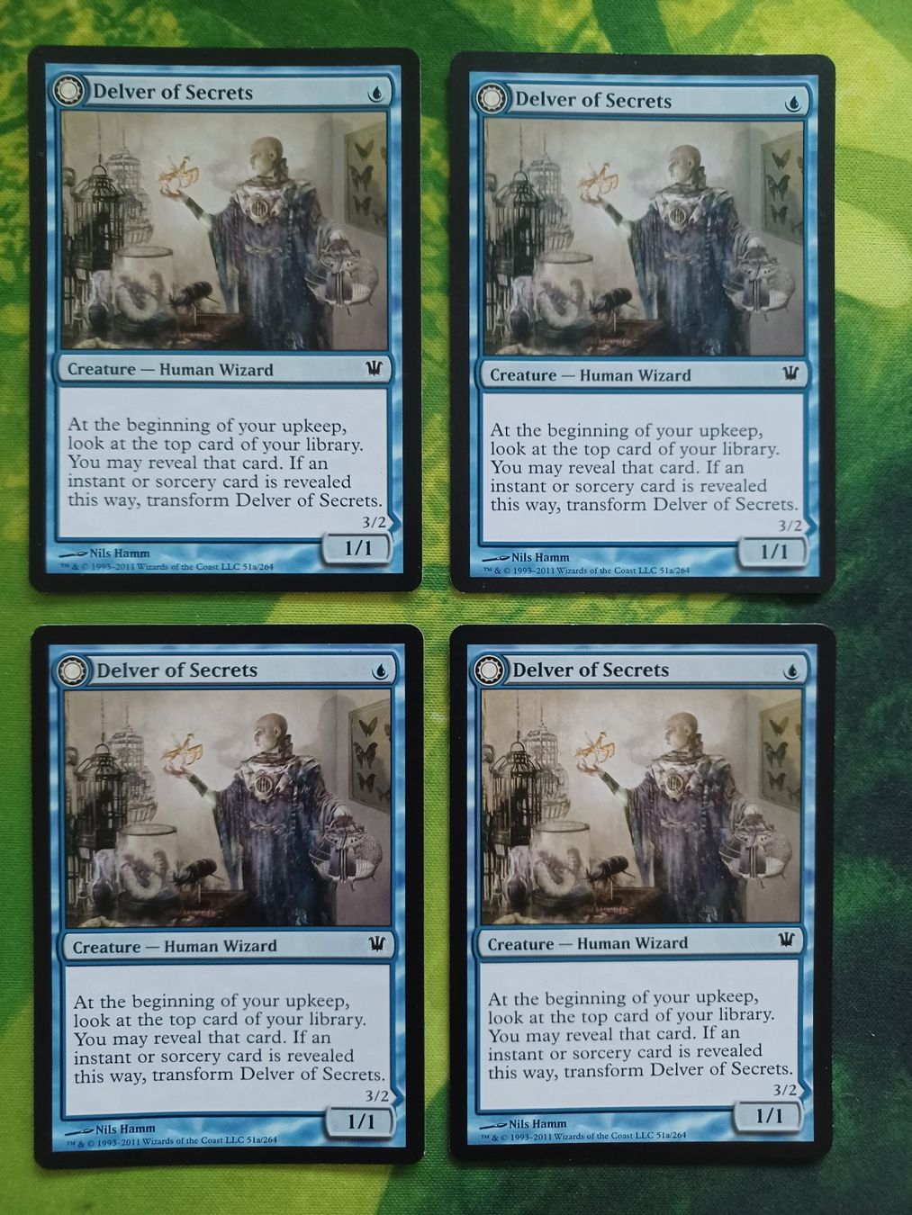 Magic: The Gathering MTG Delver of Secrets Playset (Gebraucht) in Bad ...