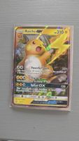 Pokémon Raichu GX Karte guter Zustand