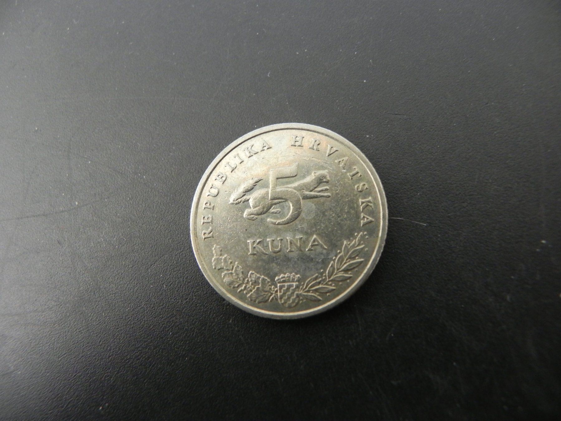 Alle Münzen: Kroatien 5 Kuna 2005 - Braunbär – Gebraucht aus Biel/Bienne von Gogolozi 1