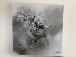 Abstraktes Designer Leinwandbild, gross