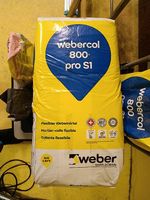 Flexkleber Klebermörtel 5x Sack Webercol 800 Pro S1 25 KG