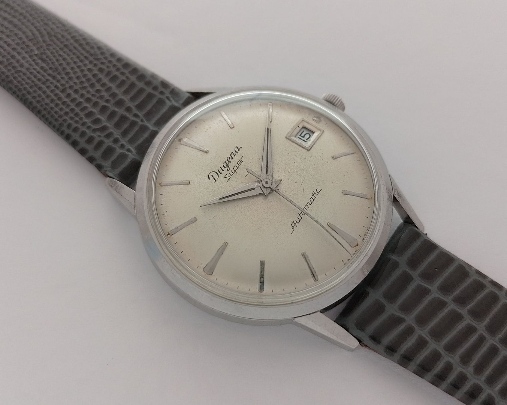 Dugena Uhren: Dugena Super Automatic Vintage | Mikrorotor Buren 1010A – Gebraucht aus Basel von Givens_Watches