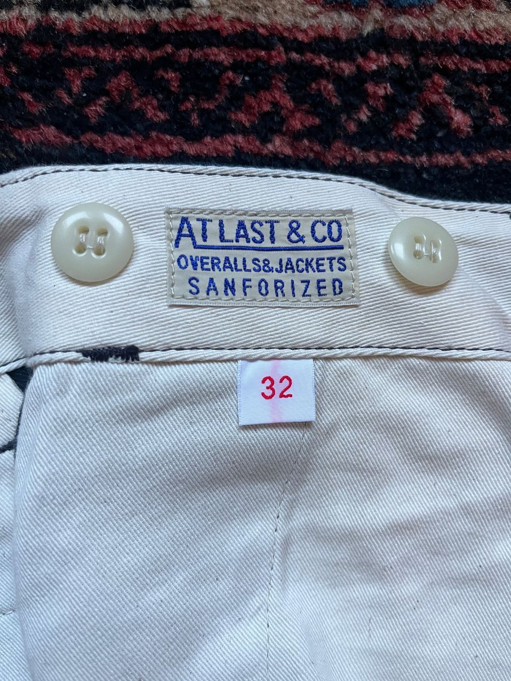 Pantaloni: At Last & Co, Indigo Chino, Grösse 32 – Usato da Zürich venduto da Adelmax 3