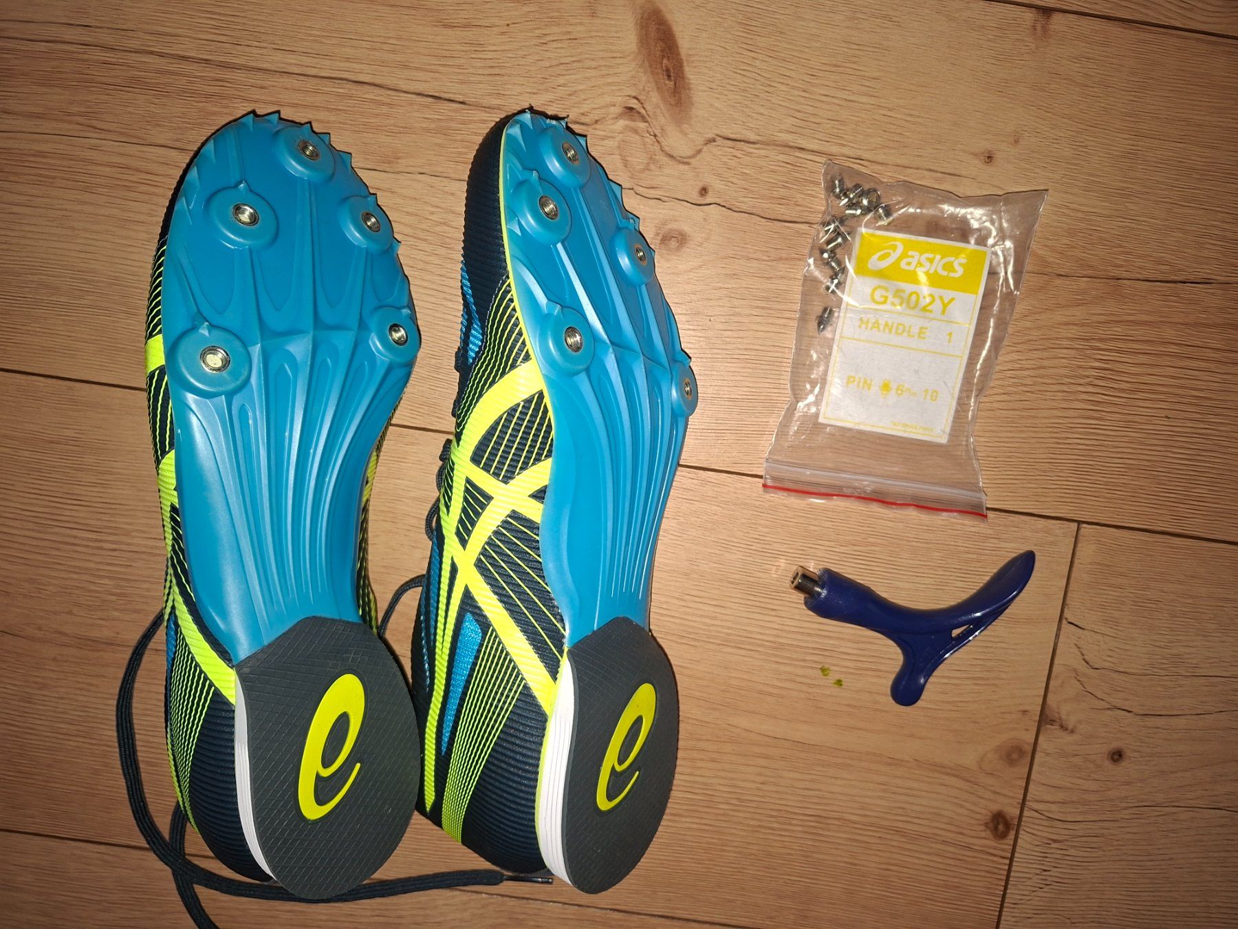 Asics Scarpe da uomo: Asics Hyper MD 6 Spikes-Schuhe Gr.42 – Usato da Grafenried venduto da Zhenya 1