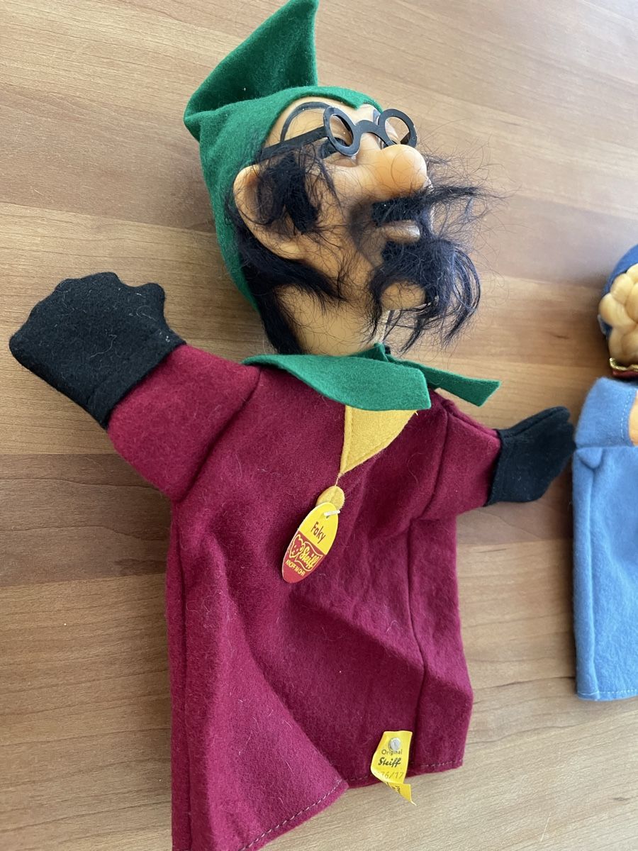 Steiff Giocattoli: 3 Stk. Original Vintage Steiff Handpuppen – Nuovo (secondo la descrizione) da Embrach venduto da Canderau 6