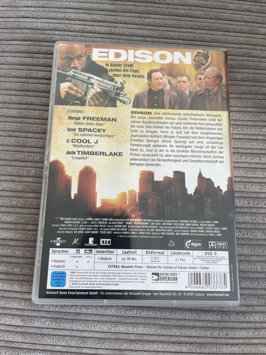 Tutti i DVDs: Edison – Usato da Sargans venduto da Didis 1