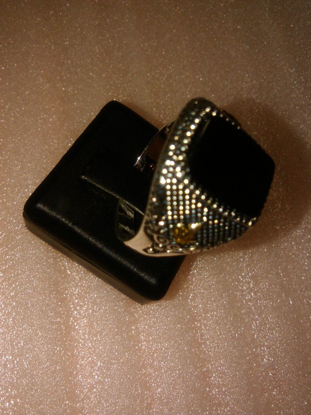 Bagues: RING MODESCHMUCK,,MIT ECHT ONYX – Neuf (Voir description) à Basel par bijoutrie_4 5