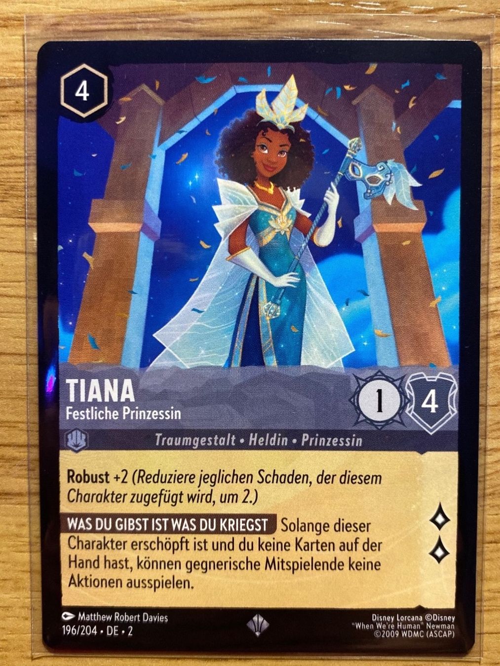 Disney Sammelbilder & Trading cards: Tiana 196 DE Disney Lorcana 2 – Neu (gemäss Beschreibung) aus Rafz von SaintCruz