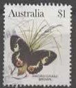 AUSTRALIA : SWORD-GRASS BROWN (Schmetterling )     (33