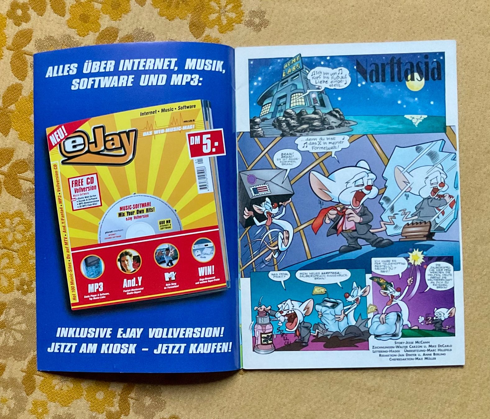 Fumetti: Pinky und Brain Heft Nr 10 von 1999 – Usato da Endingen venduto da nathan05 1
