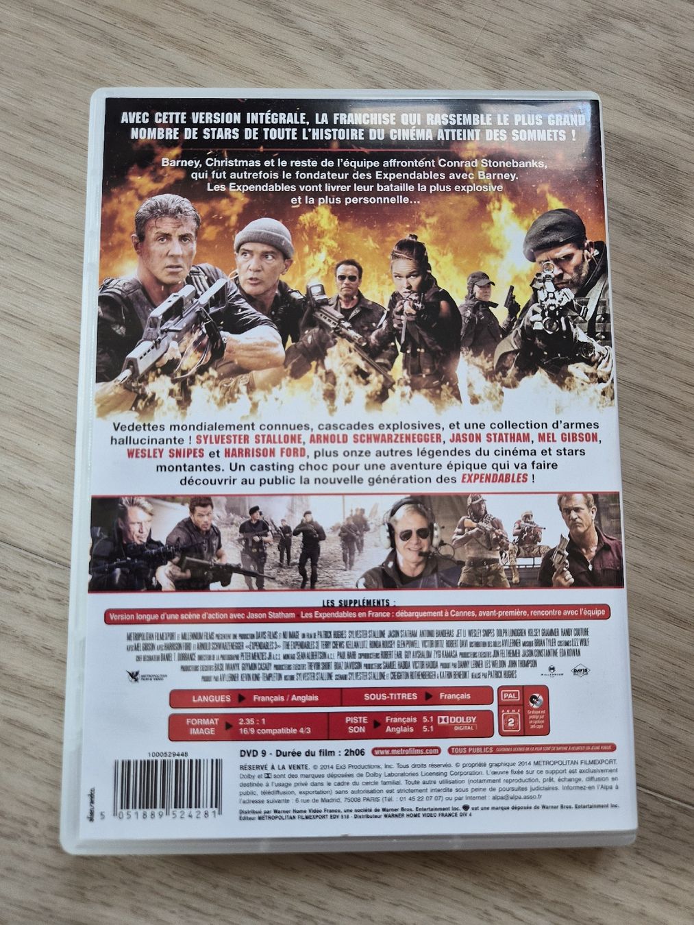 Tous les DVDs: DVD Expendables 3 Version Intégrale Inédite – D'occasion à La Joux FR par car_ck96 2