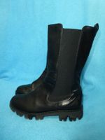 PAUL GREEN STIEFEL SCHWARZ ECHTLEDER UK 5,5 38,5 LEDER NEUWE