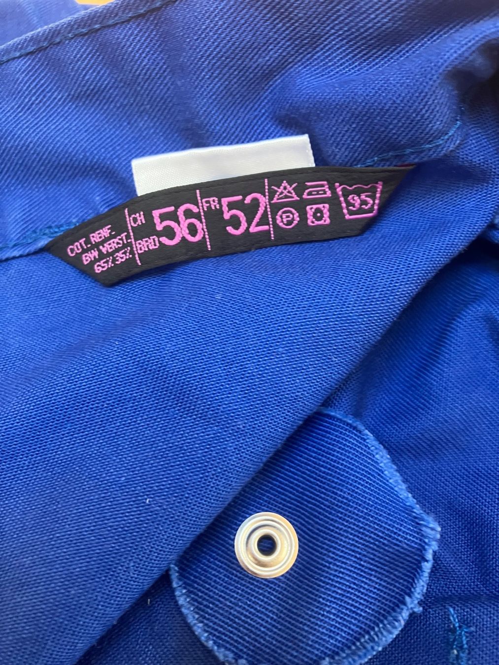 Pantaloni: Arbeitskleidung kurze Hose blau Gr.56 – Usato da Bettwiesen venduto da Zustand57 4