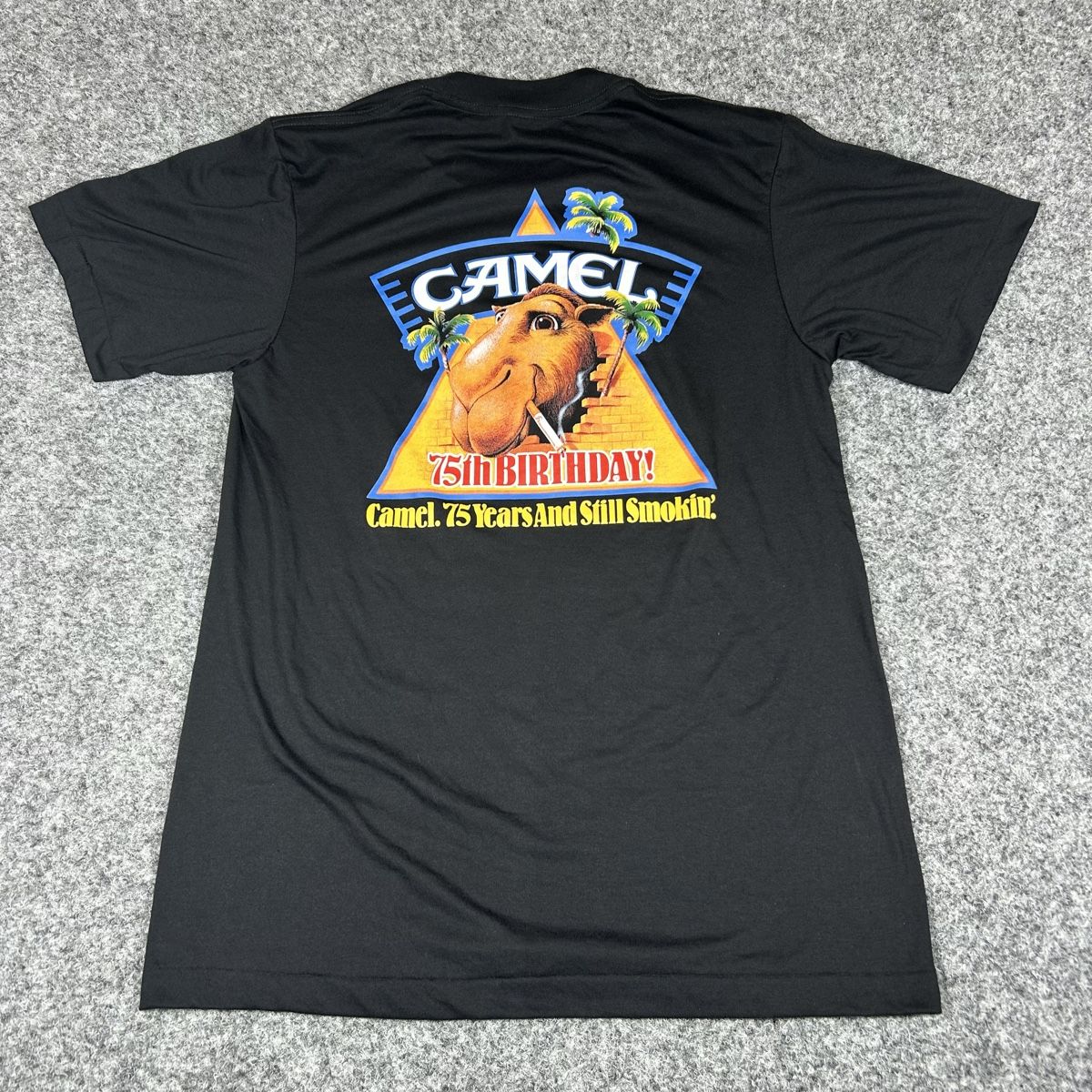 T-shirt: Camel vintage black – Nuovo (secondo la descrizione) da La Sagne NE venduto da Matlasape