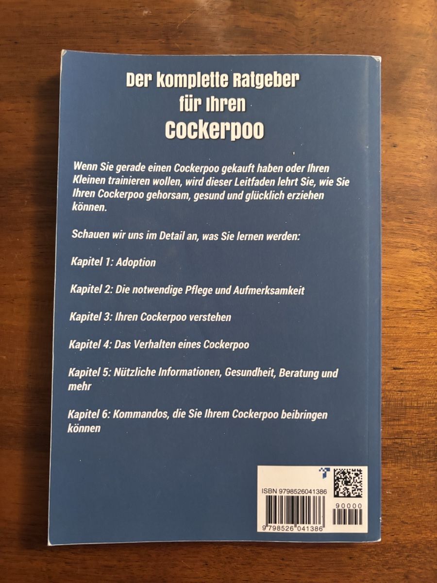 Livres: Buch der Cockerpoo / Cockapoo – D'occasion à Bern par Osino 1