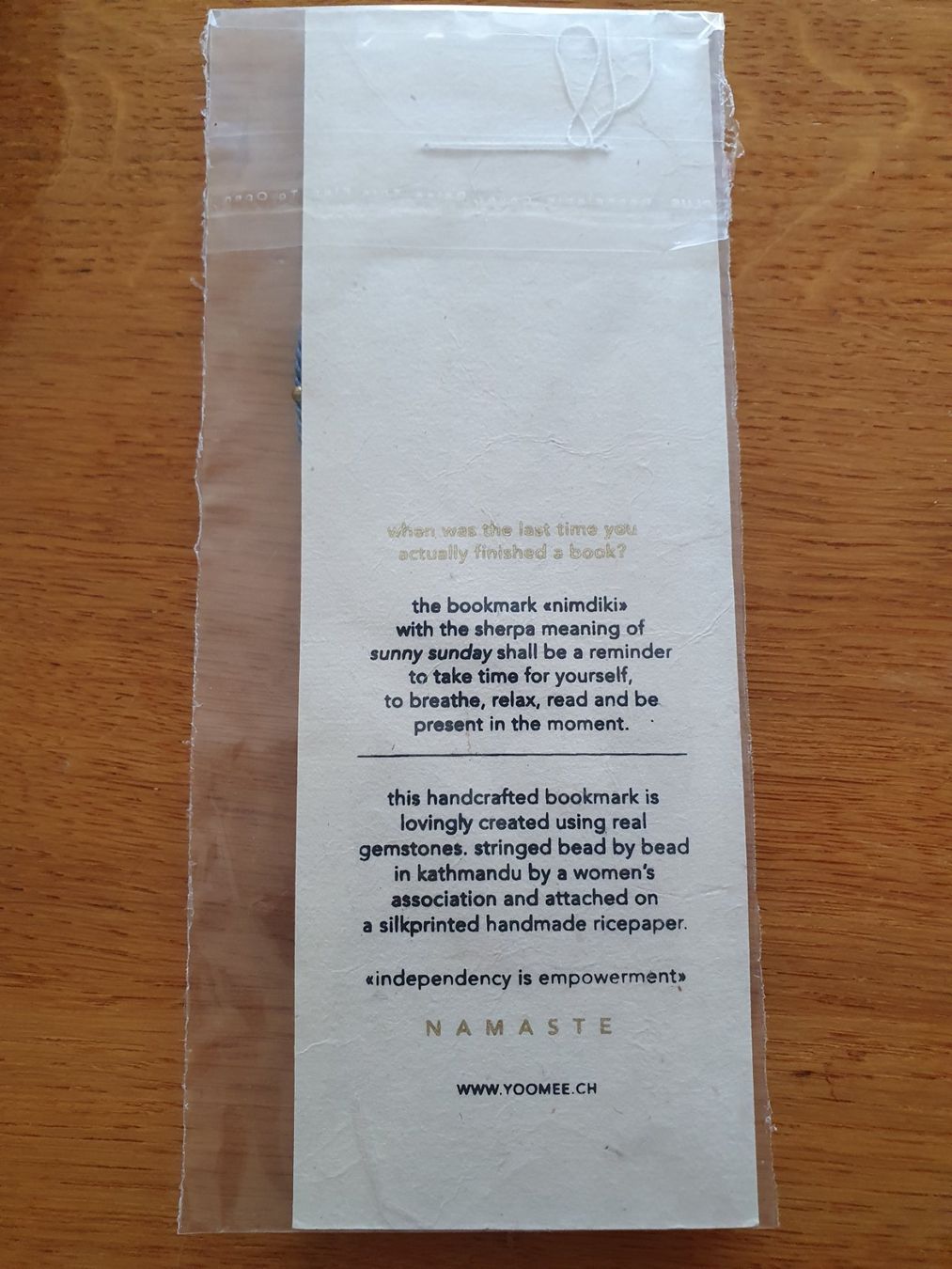 Autres collections & raretés: Lesezeichen handgemacht blau – Neuf avec emballage d'origine à Winterthur par Natascha_1994 1