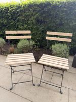 2er Set Gartenstühle Holz | Top Zustand!