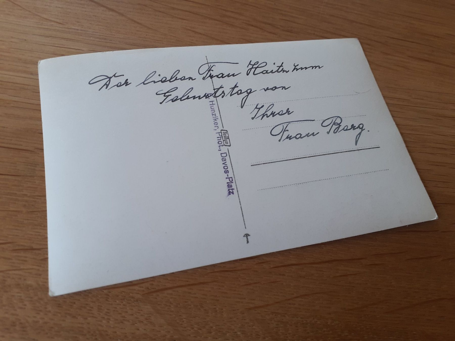 Cartoline postali: DAVOS - HOTEL PENSION ALPINA – Usato da Winterthur venduto da Ornyx7 1