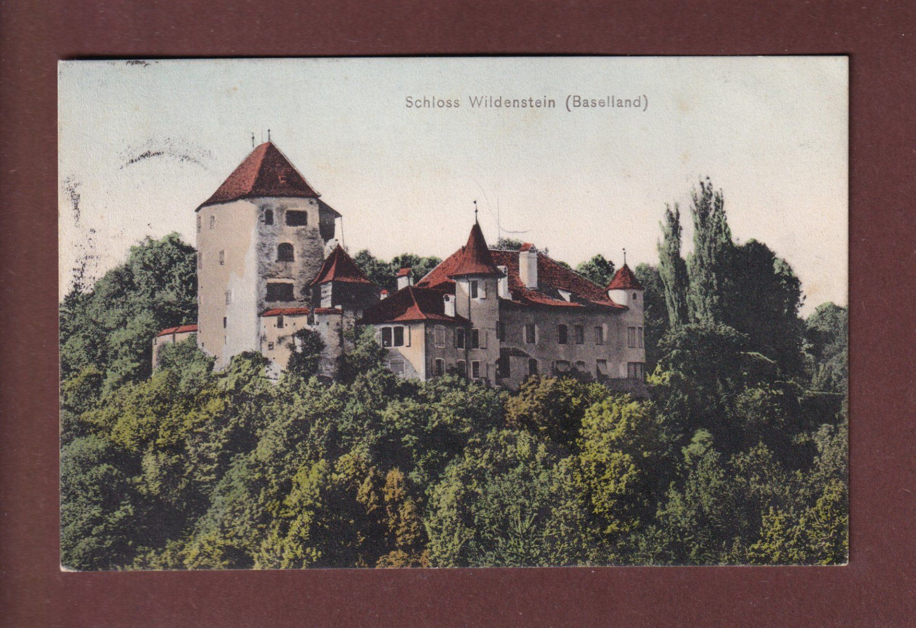 Ansichtskarten: Schloss WILDENSTEIN - Feldpost – Gebraucht aus Pully von nicecards-shop