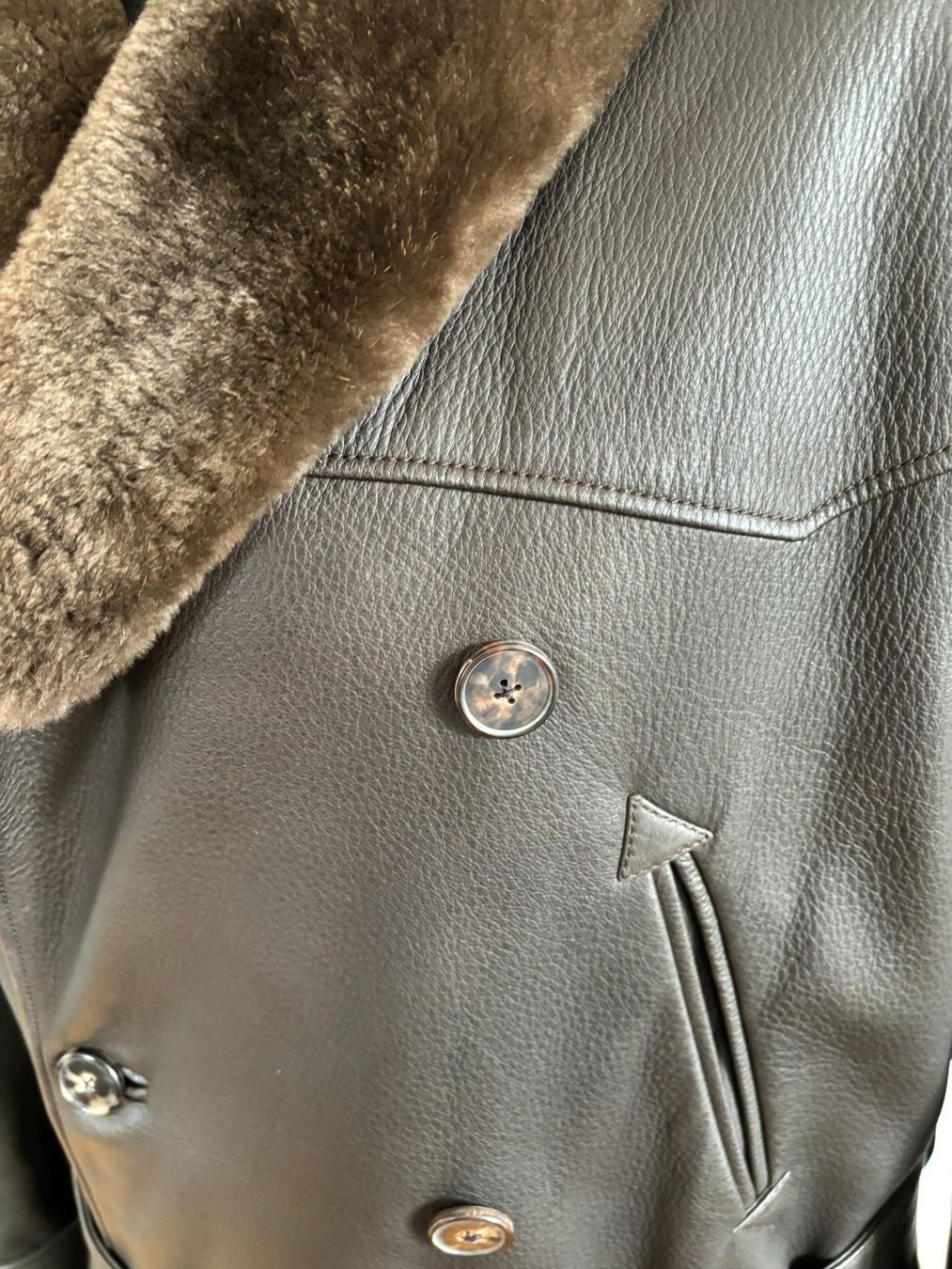 Hermès Cappotti: Exceptional Hermes Parka Deer leather XL - Mint condition – Usato da Prangins venduto da pad2424 3