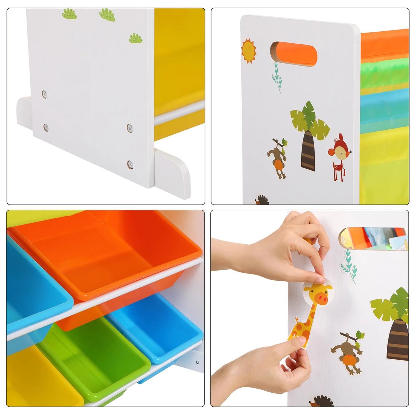 Scaffali: Kinderregal 6 Kästen mit Kippschutz – Nuovo e nell'imballaggio originale da Winterthur venduto da aredo 3