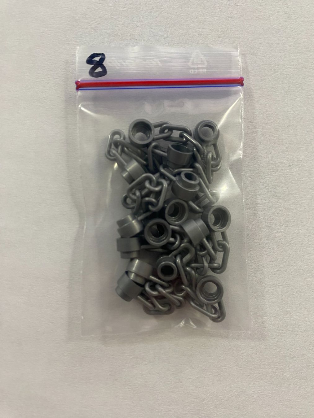 Lego Giocattoli: Lego Flat Silver Chain 5 Links 8 Stück – Nuovo (secondo la descrizione) da Weingarten-Kalthäusern venduto da McGmavlo 1