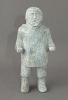 Specksteinfigur aus Artic Bay / Ikpiarjuk ( Baffin, Kanada )